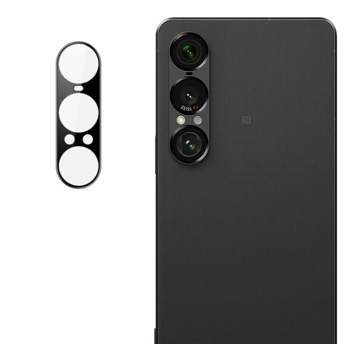 IMAK For Sony Xperia 1 VII Camera Lens Protector Tempered Glass HD Clear Lens Film (Black Version) - 1