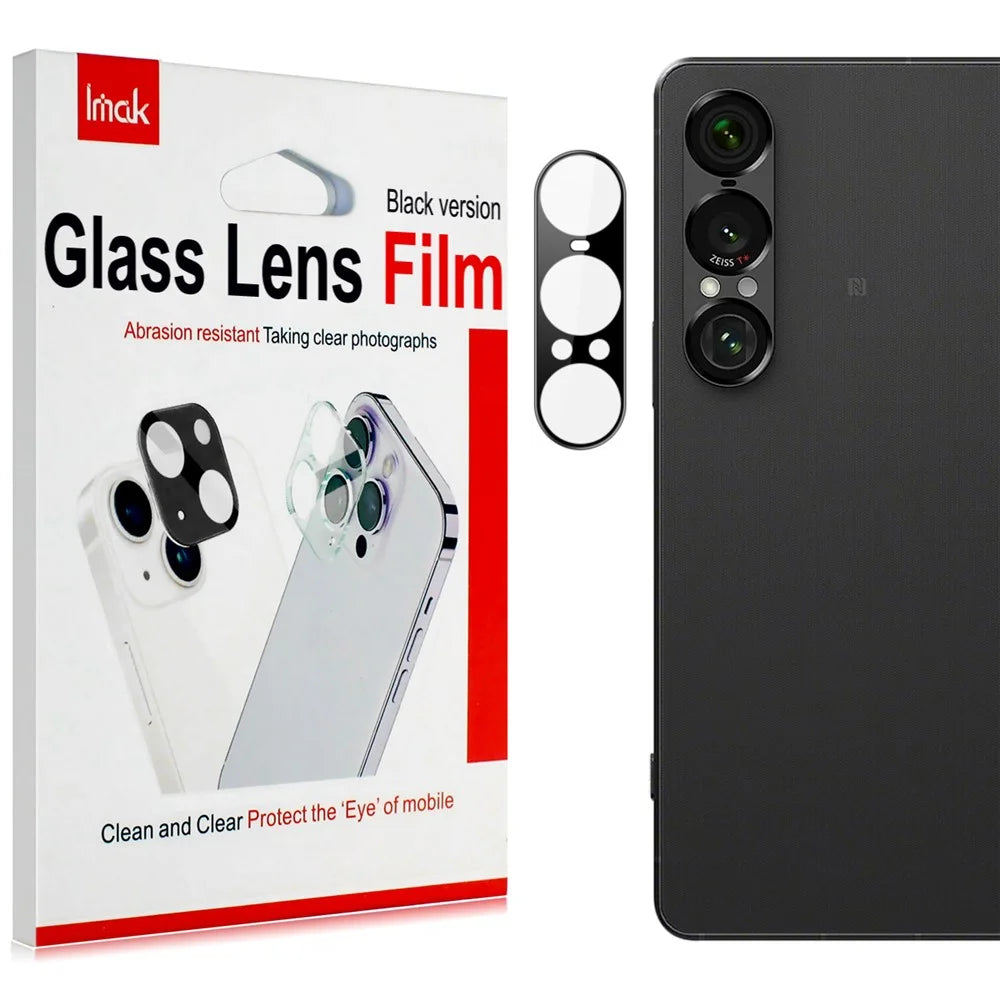 IMAK For Sony Xperia 1 VII Camera Lens Protector Tempered Glass HD Clear Lens Film (Black Version) - 7