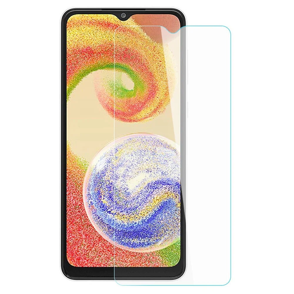 AMORUS For Samsung Galaxy A04 4G (164.4 x 76.3 x 9.1 mm) High Aluminum-silicon Glass Screen Protector HD 2.5D Arc Edge Anti-scratch Anti-explosion Film - 1