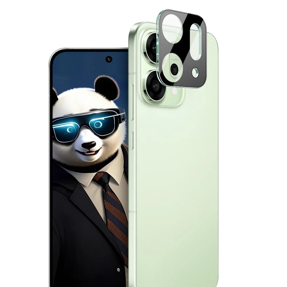IMAK For Oppo Reno14 5G (Global) / (China) Tempered Glass Lens Film + Acrylic Cap (Black Version) - 2