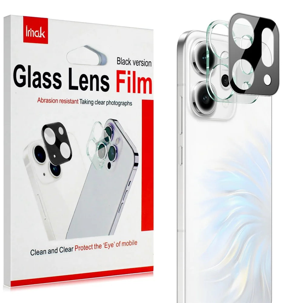 IMAK For Oppo Reno14 5G (Global) / (China) Tempered Glass Lens Film + Acrylic Cap (Black Version) - 7