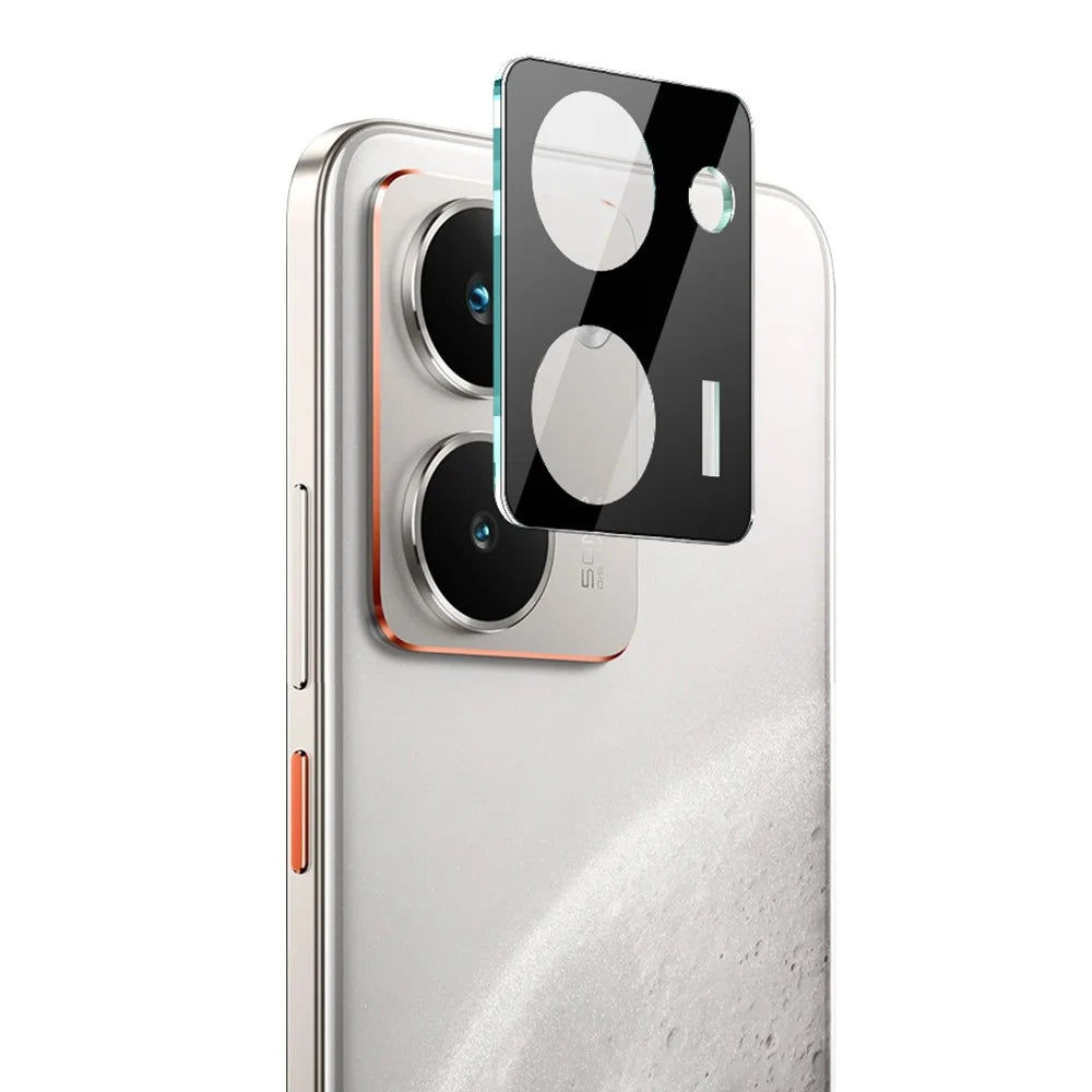 IMAK For Realme P3 Ultra 5G Tempered Glass Lens Film + Acrylic Cap (Black Version) - 1