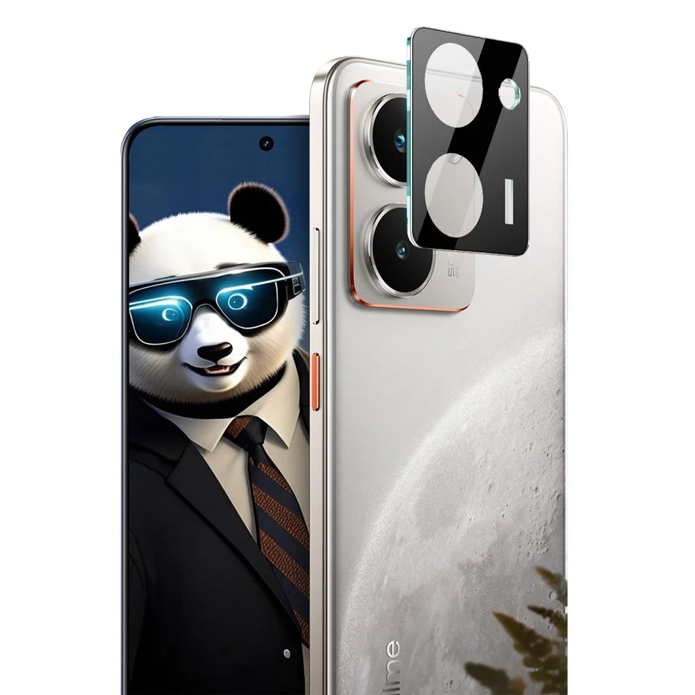 IMAK For Realme P3 Ultra 5G Tempered Glass Lens Film + Acrylic Cap (Black Version) - 2
