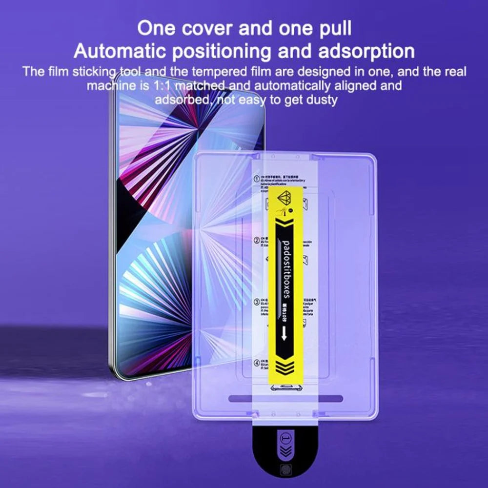 For Huawei MatePad SE 11 Screen Protector Tempered Glass HD Film with Automatic Dust Removal Tool - 3