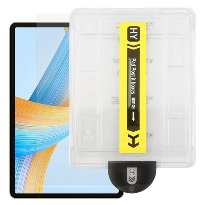 For Honor Pad V8 Screen Protector Tempered Glass HD Film with Automatic Dust Removal Tool - 1