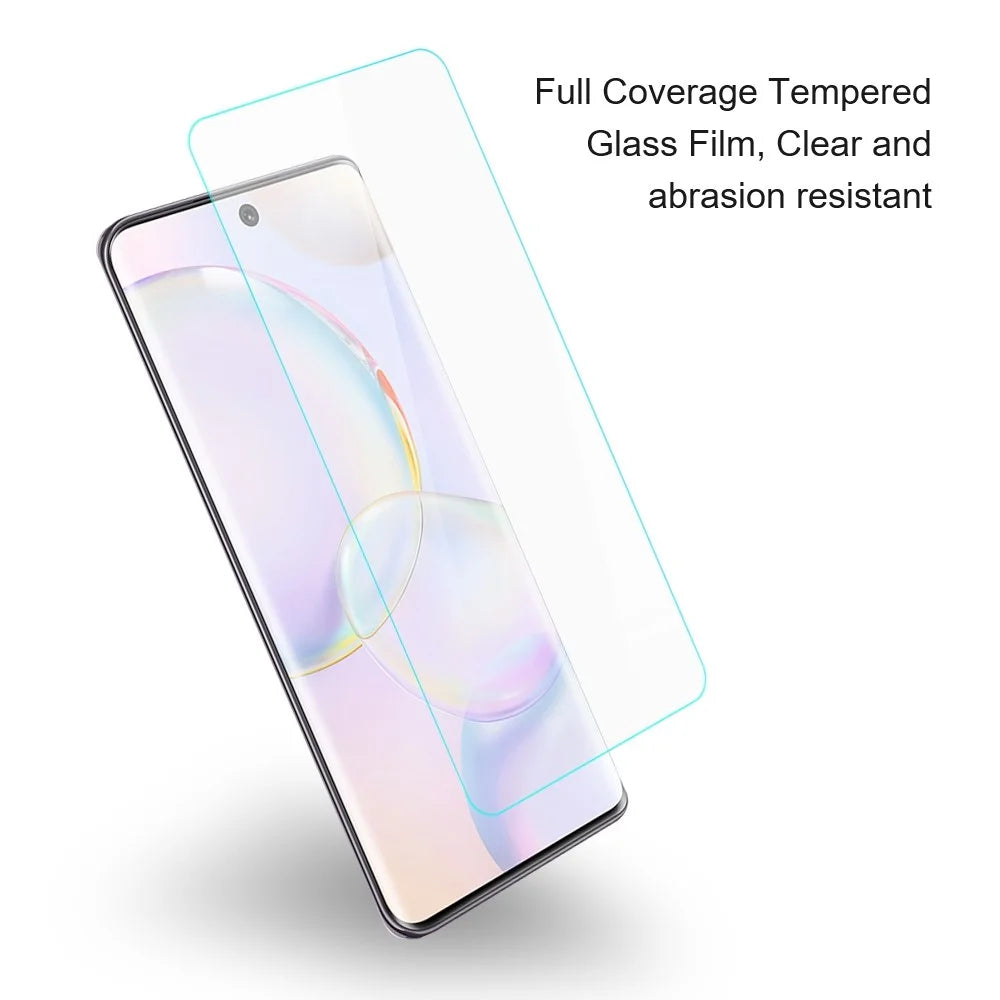 For Honor Magic4 Lite 5G 0.3mm Arc Edge HD Clarity Screen Protector Anti-scratch Shatter-proof Tempered Glass Film - 3