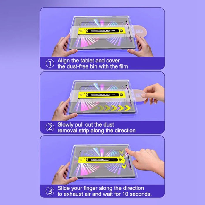 For Huawei MatePad 11.5 2025  /  MatePad 11.5 Screen Protector Tempered Glass HD Film with Automatic Dust Removal Tool - 5