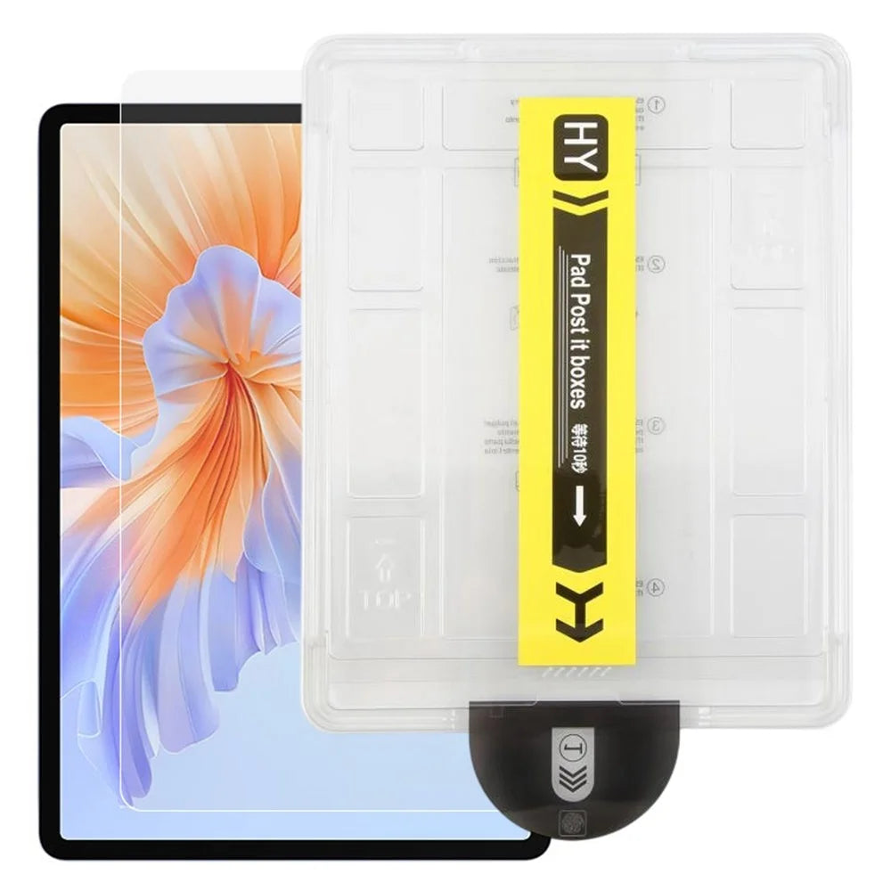 For Honor Pad V9 Screen Protector Tempered Glass HD Film with Automatic Dust Removal Tool - 1