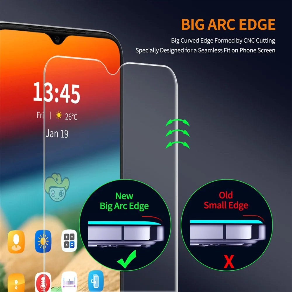 ENKAY HAT PRINCE For Samsung Galaxy A07 4G / A06 4G / A06 5G Screen Protector   9H Hardness High Aluminum-Silicon Glass Film - Transparent - 4