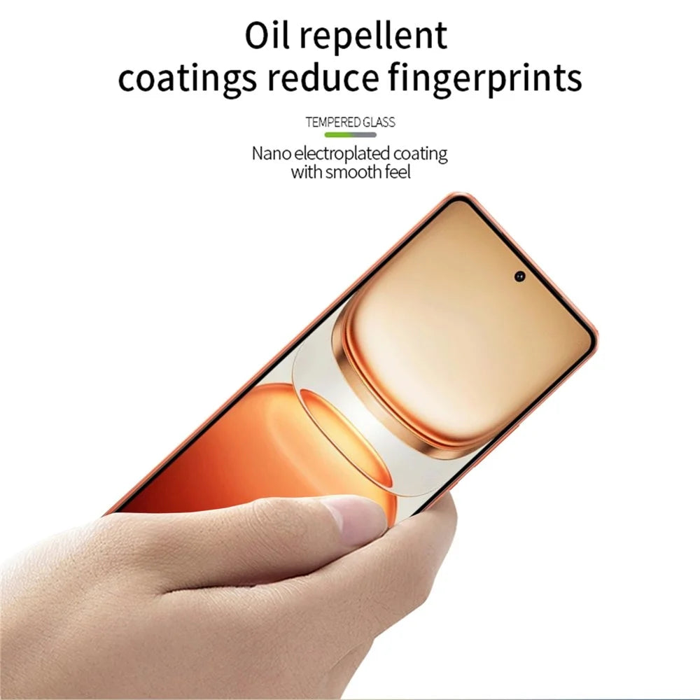 MOFI For vivo iQOO Z10 Turbo Pro 5G / vivo iQOO Z10 Turbo 5G Screen Protector  9H Full Glue Full Coverage High Aluminum-Silicon Glass Film - Black - 4
