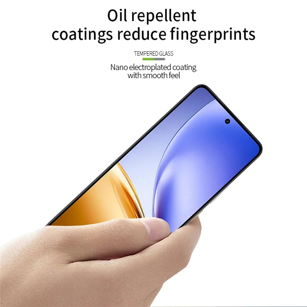 PINWUYO For Realme 14T 5G Tempered Glass Film  JK Series-2 9H Full Screen Protector - Black - 4