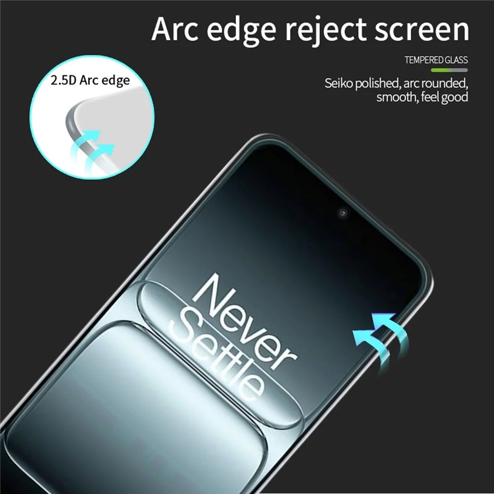 PINWUYO For OnePlus 13T 5G Tempered Glass Film  JK Series-2 9H Full Screen Protector - Black - 2