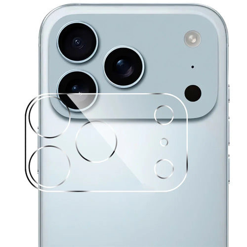 For iPhone 17 Pro Max Camera Lens Protector Arc Edge Clear Tempered Glass Film - 1