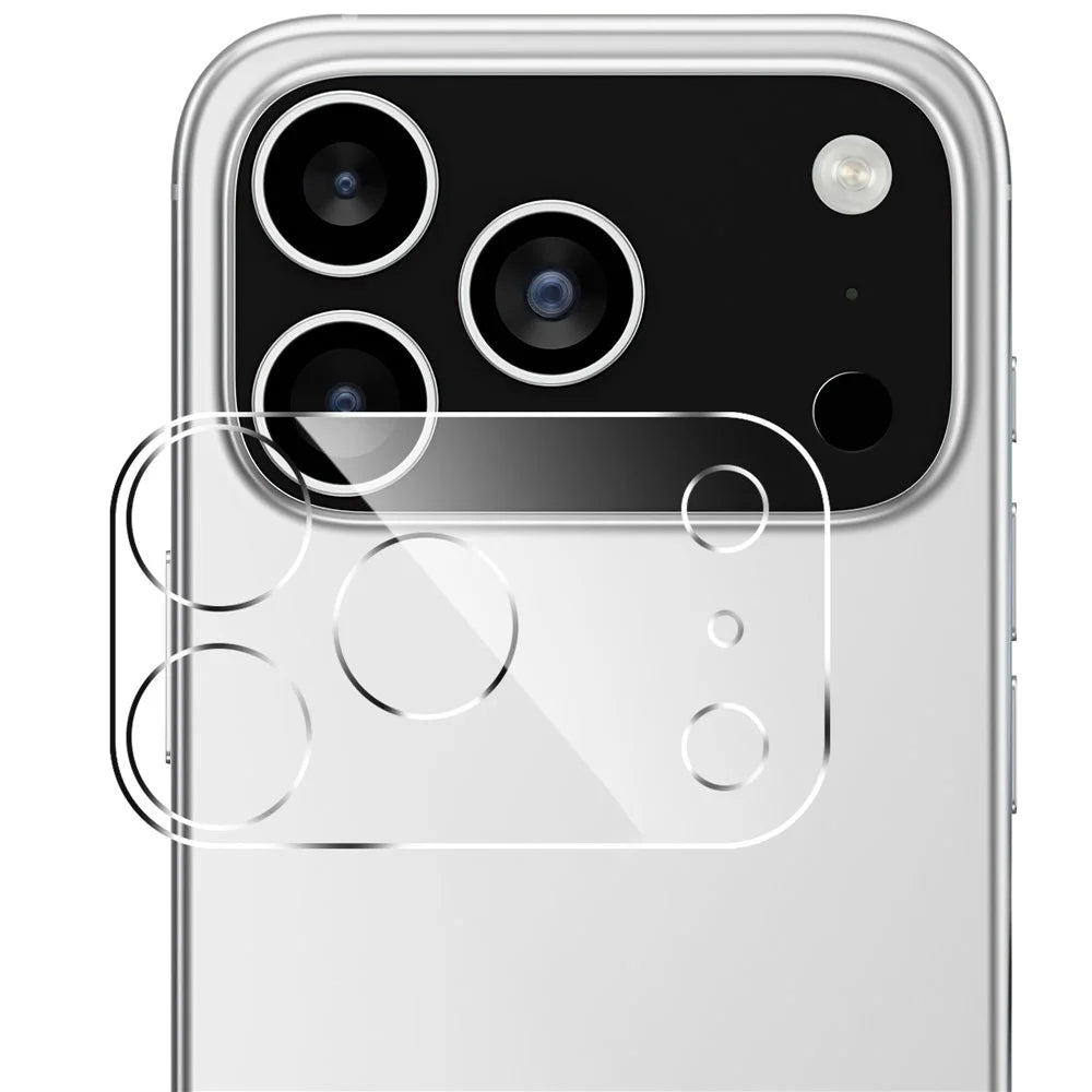 For iPhone 17 Pro Camera Lens Protector Arc Edge Clear Tempered Glass Film - 1