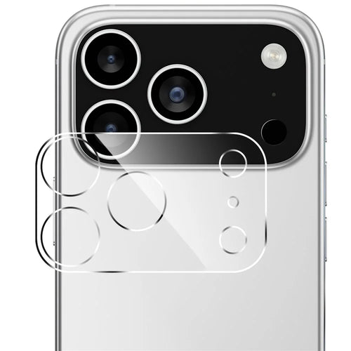 For iPhone 17 Pro Camera Lens Protector Arc Edge Clear Tempered Glass Film - 1