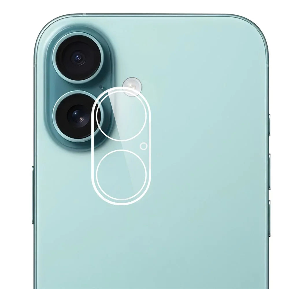 For iPhone 17 Camera Lens Protector Arc Edge Clear Tempered Glass Film - 1