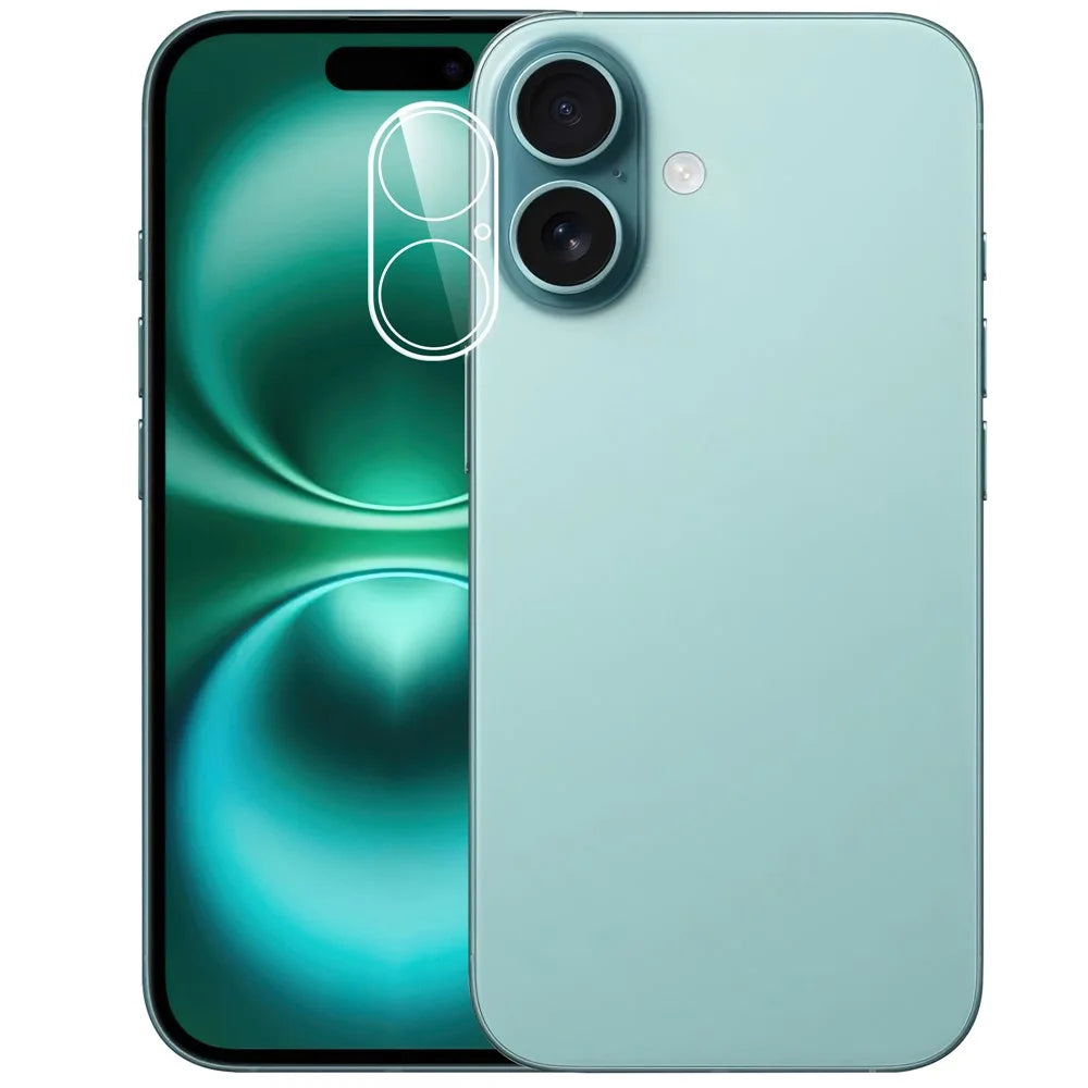 For iPhone 17 Camera Lens Protector Arc Edge Clear Tempered Glass Film - 2