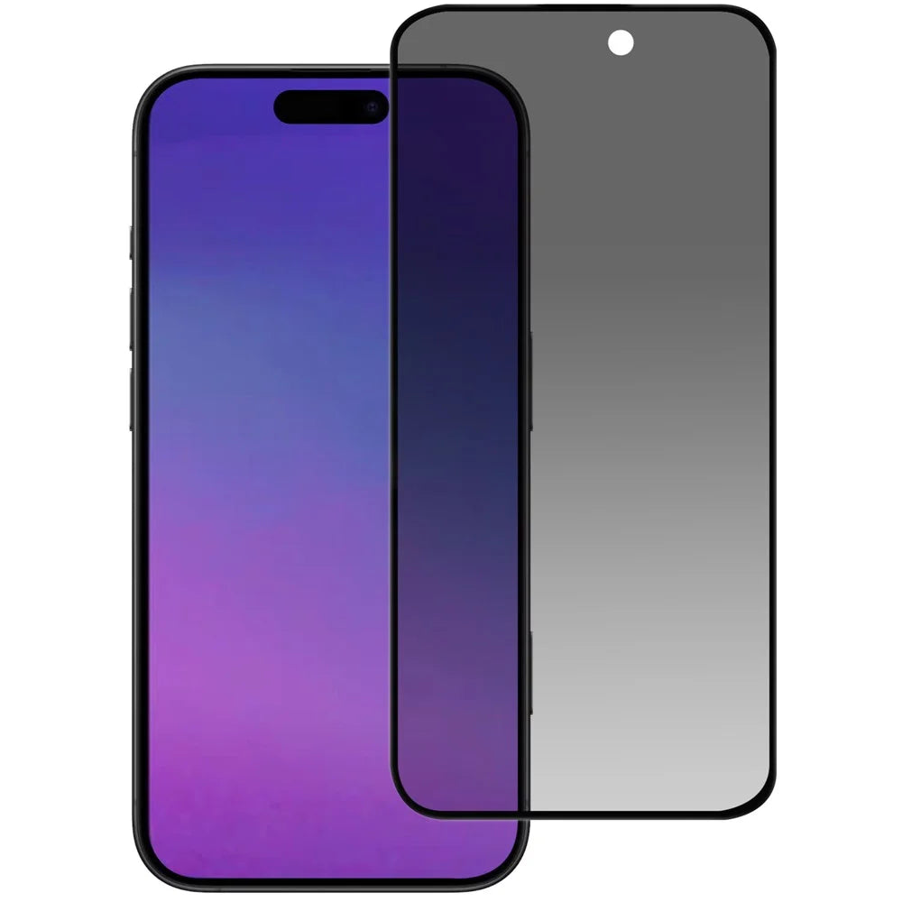 For iPhone 17 Tempered Glass Screen Protector 2.5D Arc Edge Anti-Spy Film - 1