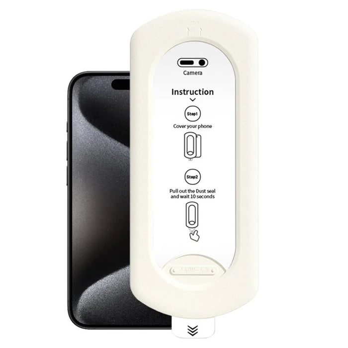 For iPhone 15 Pro Max Screen Protector High Aluminium-Silicon Glass HD Film with Dust Removal Tool - 1