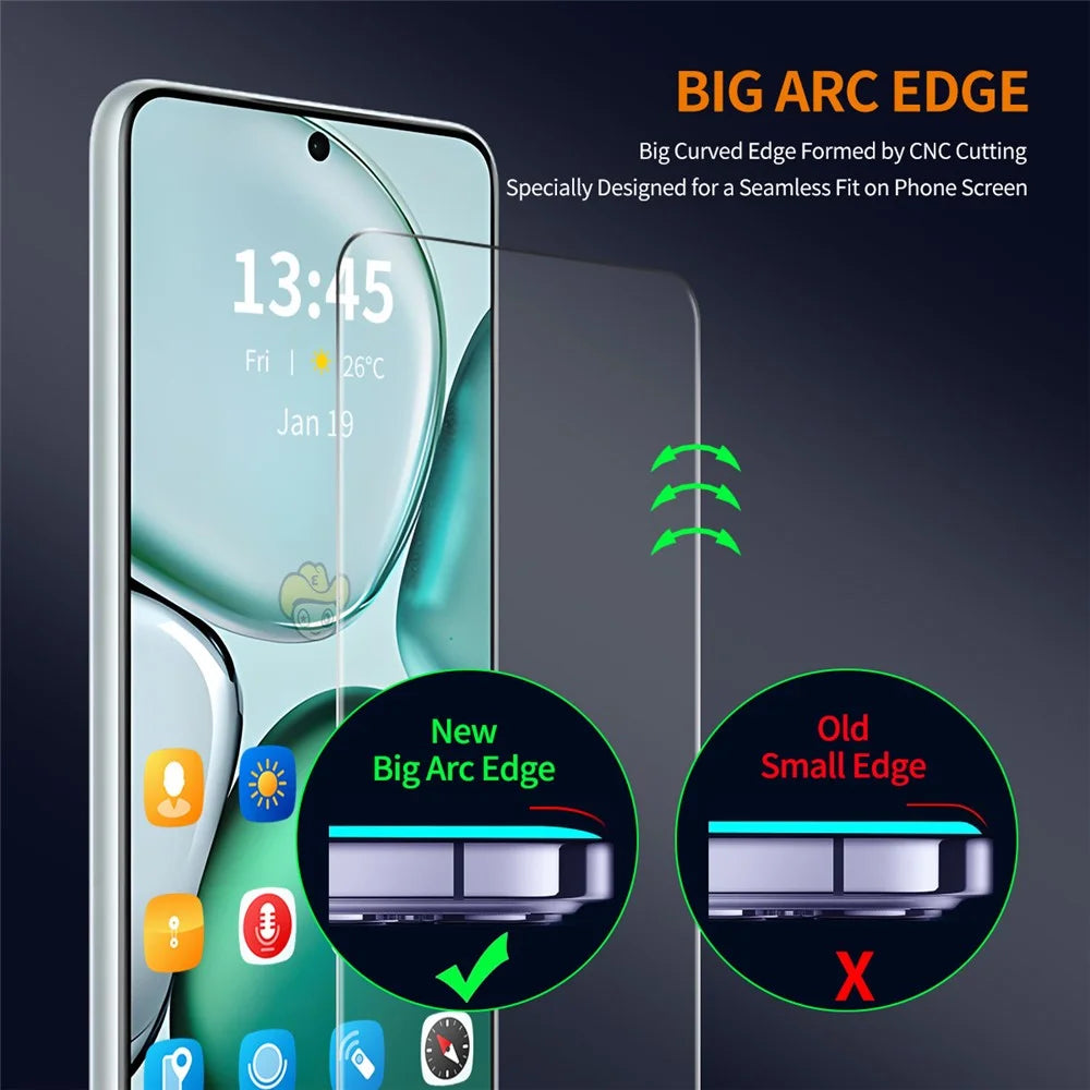 ENKAY HAT PRINCE For Google Pixel 10 Pro / 10 / 9 Pro / 9 2Pcs Screen Protector   Fingerprint Unlock 0.18mm High Aluminum-silicon Glass - Transparent - 5