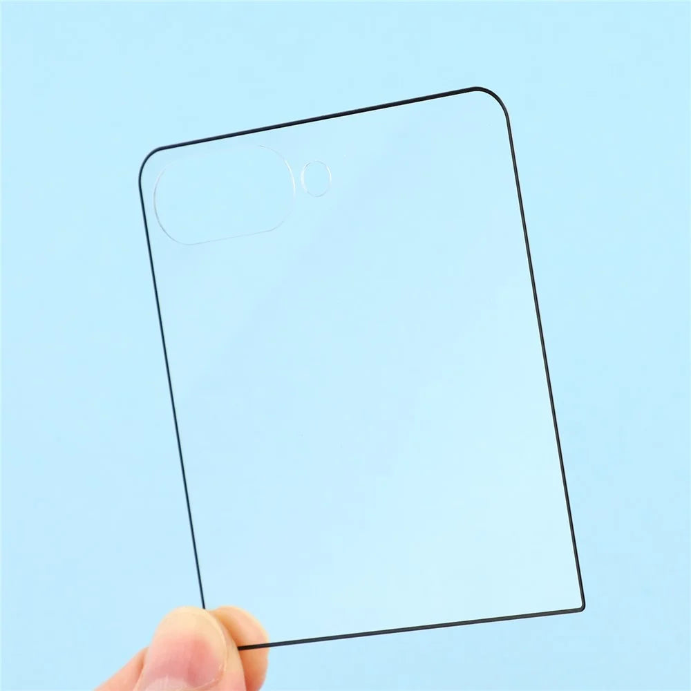 For Samsung Galaxy Z Flip7 5G Crystal Clear Screen Protector Silk Printing Tempered Glass Small Screen Film - 3