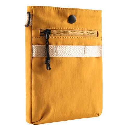 Crossbody Bag for Phone within 7.2-inch, Cell Phone Shoulder Bag Waist Wallet Purse Holster Belt Clip Holder with Locking Carabiner and Shoulder Strap - Yellow - 1
