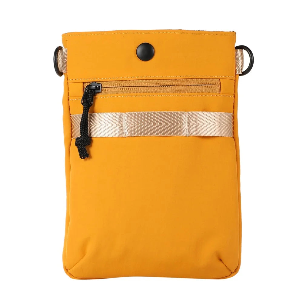 Crossbody Bag for Phone within 7.2-inch, Cell Phone Shoulder Bag Waist Wallet Purse Holster Belt Clip Holder with Locking Carabiner and Shoulder Strap - Yellow - 4
