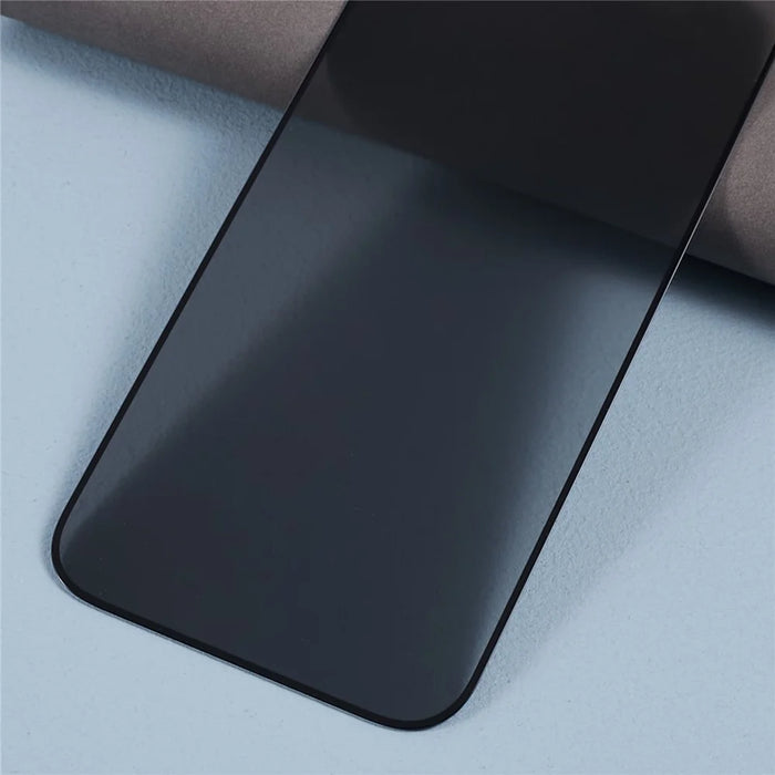 For iPhone 17 Pro Max Anti-Peep Tempered Glass Full Covering Silk Printing Screen Protector - 5