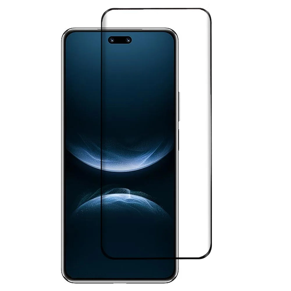 For Huawei nova 14 Pro 5G / 12 Pro 5G Screen Protector Black Edge Full Glue Curved Tempered Glass Clear Film - 1