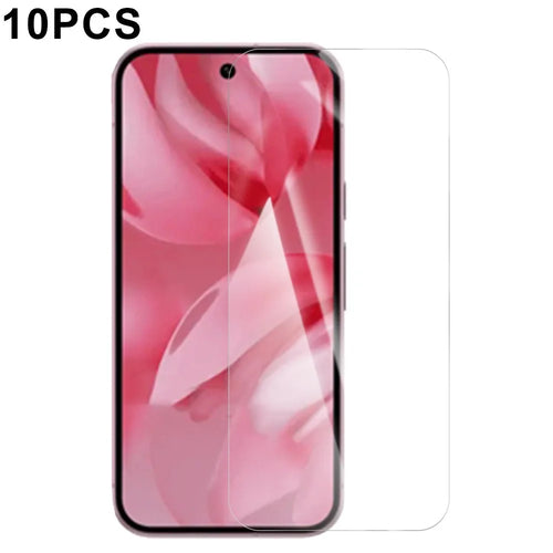RURIHAI 10Pcs For Google Pixel 10 Pro / 10 / 9 Pro / 9 Screen Protector 0.26mm 2.5D High Aluminium Silicon Glass Film - 1