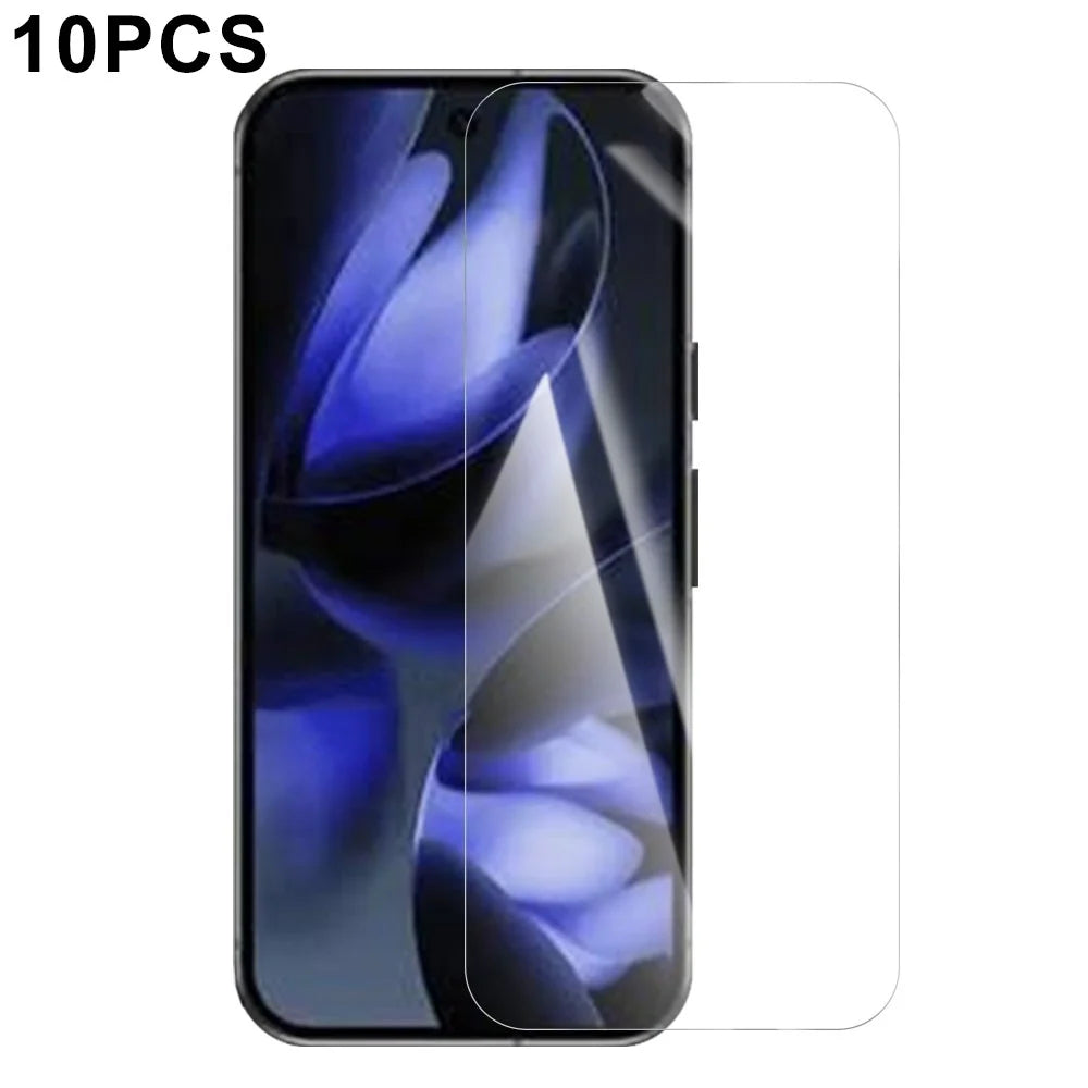 RURIHAI 10Pcs For Google Pixel 10 Pro XL Screen Protector 0.26mm 2.5D High Aluminium Silicon Glass Film - 1