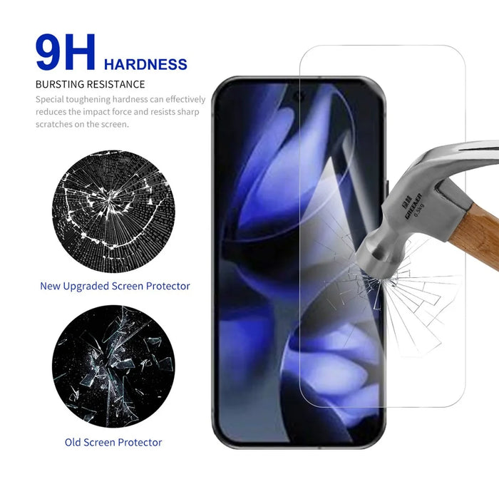 RURIHAI 10Pcs For Google Pixel 10 Pro XL Screen Protector 0.26mm 2.5D High Aluminium Silicon Glass Film - 3