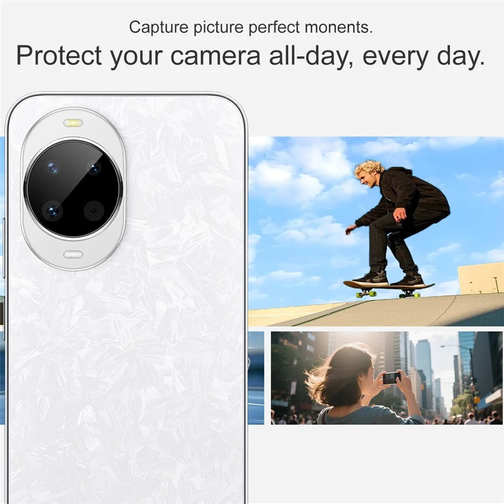 IMAK For Huawei nova 14 5G Camera Lens Protector Tempered Glass HD Clear Lens Film (Black Version) - 5
