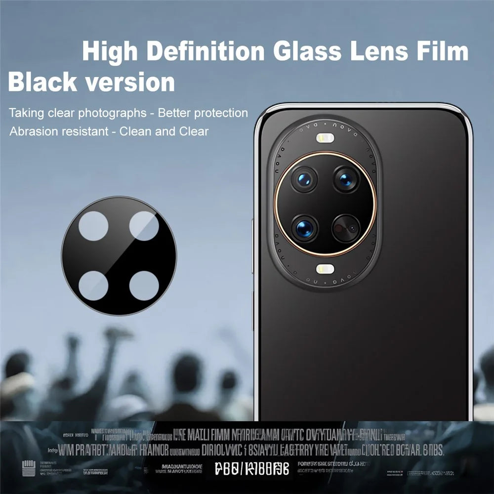 IMAK For Huawei nova 14 Ultra 5G Camera Lens Protector Tempered Glass HD Clear Lens Film (Black Version) - 2