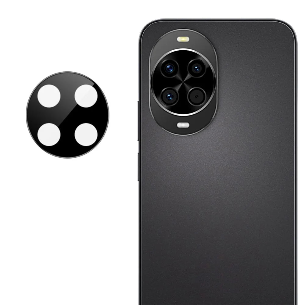 IMAK For Huawei nova 14 5G Tempered Glass Camera Lens Protector with Self Positioning Frame (Black Version) - 1