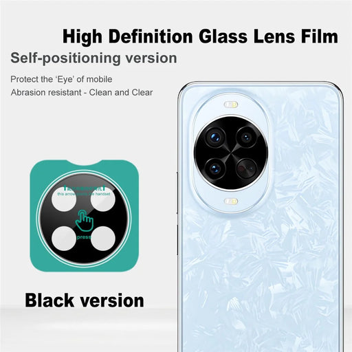 IMAK For Huawei nova 14 Pro 5G Tempered Glass Camera Lens Protector with Self Positioning Frame (Black Version) - 2