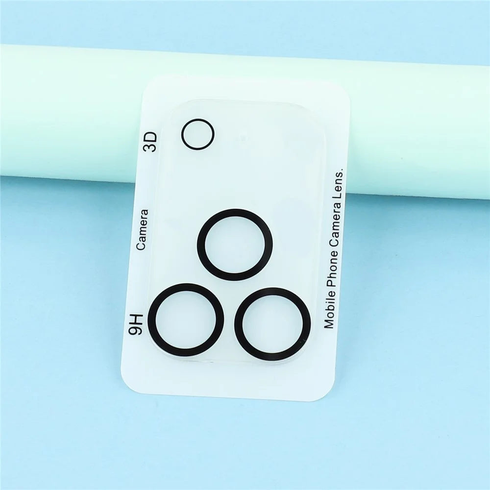 For iPhone 17 Pro Max Camera Lens Protector High Clarity Tempered Glass Lens Film - Black - 2