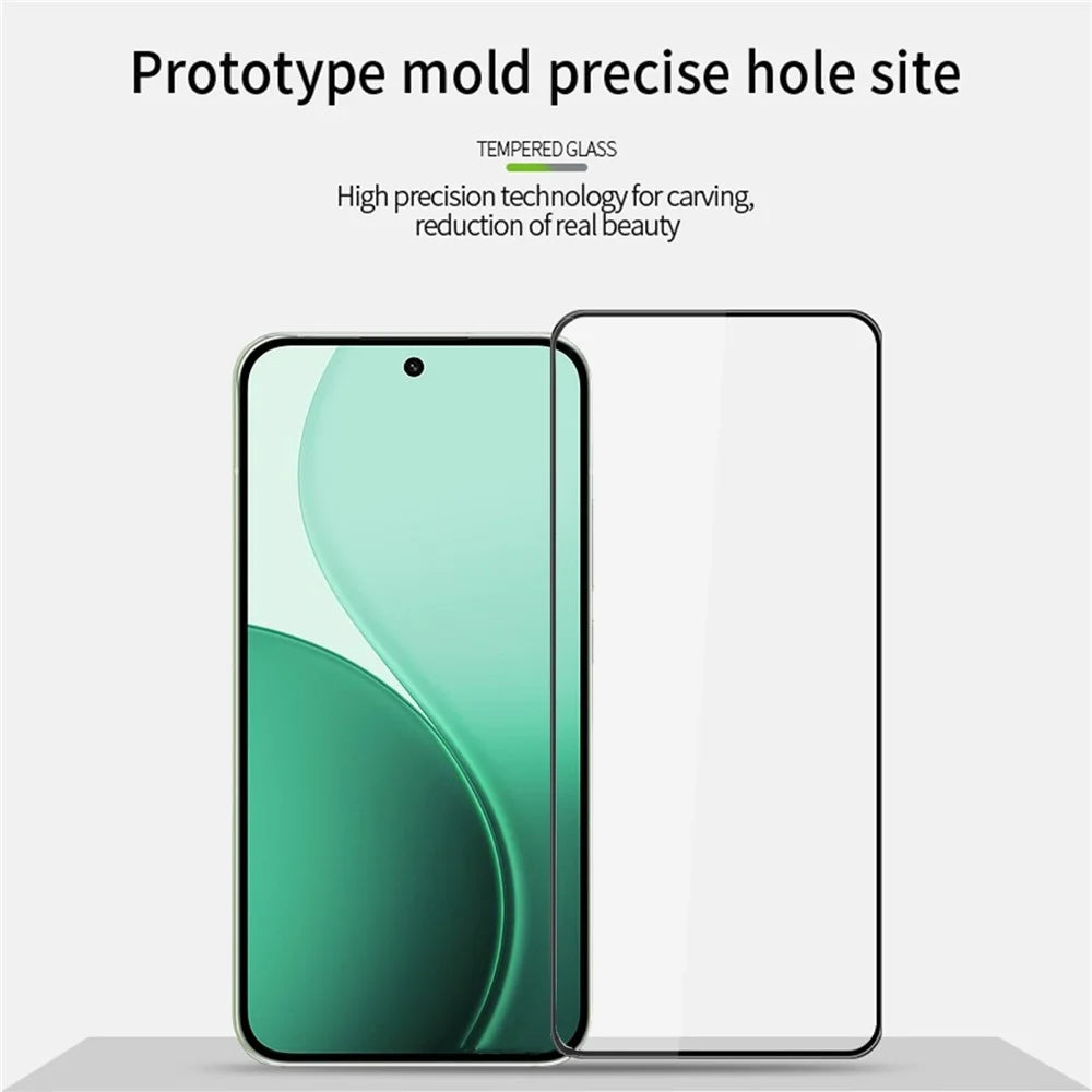 MOFI For Oppo Reno14 5G Screen Protector  9H 3D Curved Tempered Glass Film - Black - 3