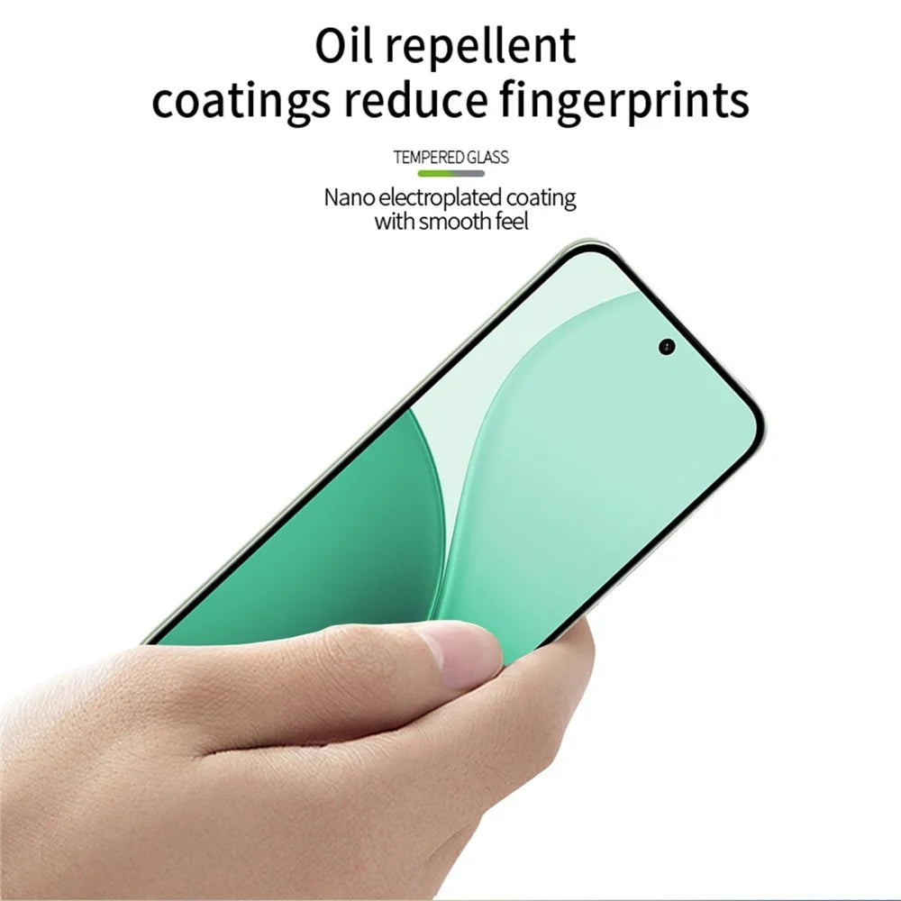 MOFI For Oppo Reno14 5G Screen Protector  9H 3D Curved Tempered Glass Film - Black - 4