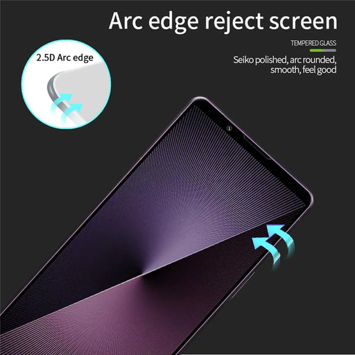 PINWUYO For Sony Xperia 1 VII Tempered Glass Film  JK Series-2 9H Full Screen Protector - Black - 2