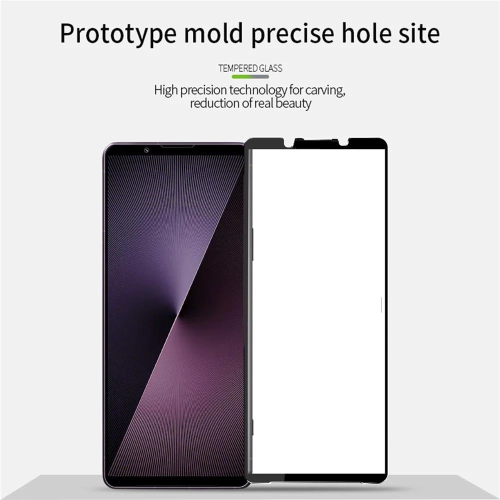 PINWUYO For Sony Xperia 1 VII Tempered Glass Film  JK Series-2 9H Full Screen Protector - Black - 3