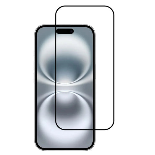 For iPhone 17 Anti-Static Screen Protector High Aluminium-Silicon Glass Full Glue Full Cover Silk Printing Film - 1