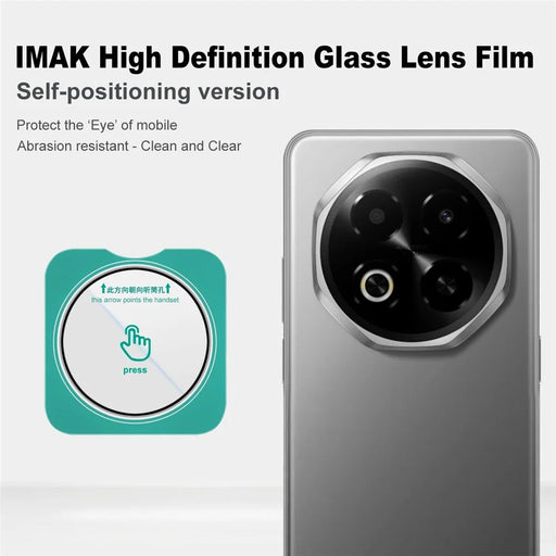 IMAK For Meizu Note 16 Camera Lens Protector Tempered Glass Lens Film with Self Positioning Frame - 2