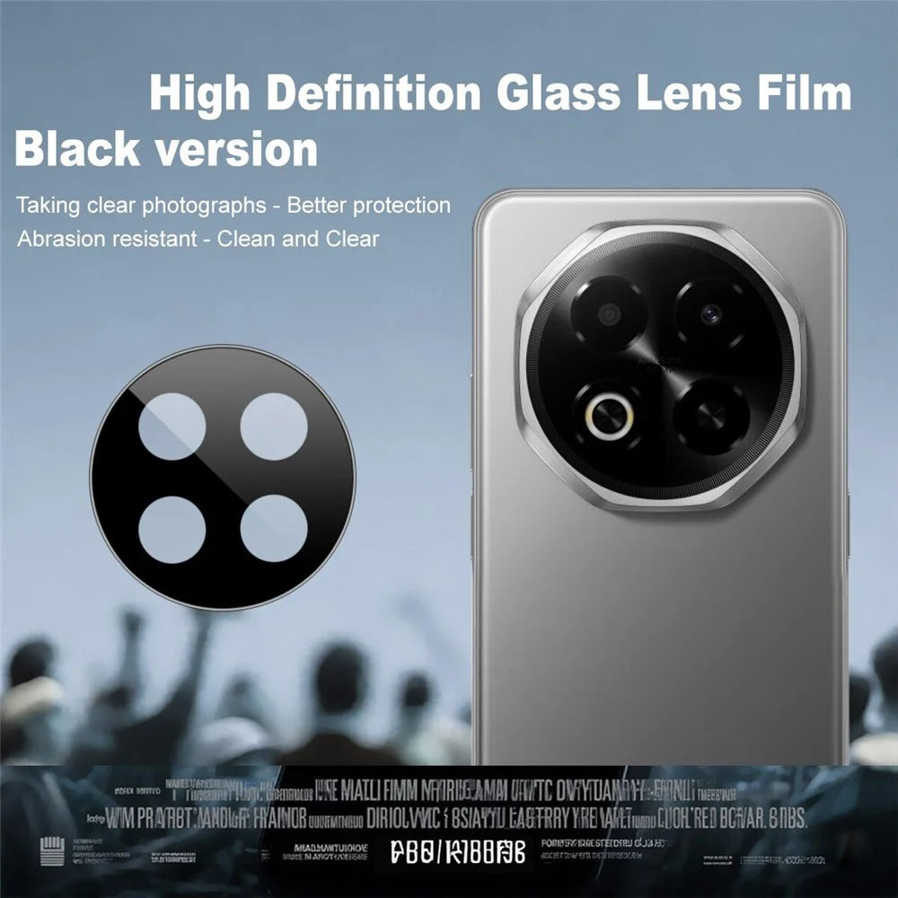 IMAK For Meizu Note 16 Camera Lens Protector Tempered Glass HD Clear Lens Film (Black Version) - 2