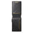 SUTENI Card Holder Imprint Waxy Texture PU Leather Automatic Pop-Up Metal Card Case - Black - 5