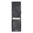 SUTENI Elastic Band Card Holder Jeans Cloth Texture PU Leather + Metal Automatic Pop-Up Card Case - Black - 6
