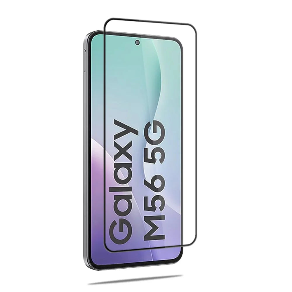 MOCOLO For Samsung Galaxy M56 5G / F56 5G Screen Protector Anti-Shatter Silk Printing Tempered Glass Film - Black - 2