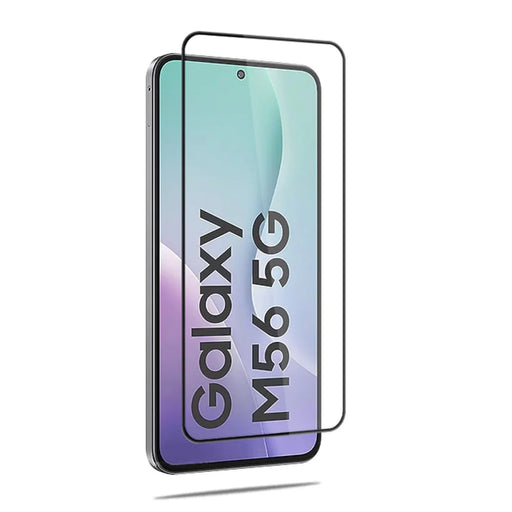 MOCOLO For Samsung Galaxy M56 5G / F56 5G Screen Protector Anti-Shatter Silk Printing Tempered Glass Film - Black - 2