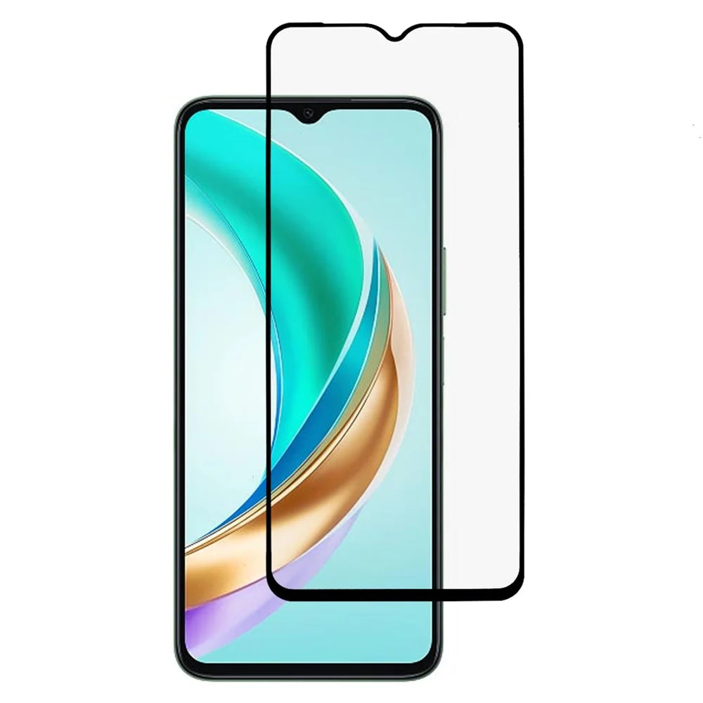 For Honor X6b 4G Screen Protector Silk Printing Full Glue HD Clear Screen Film - 1