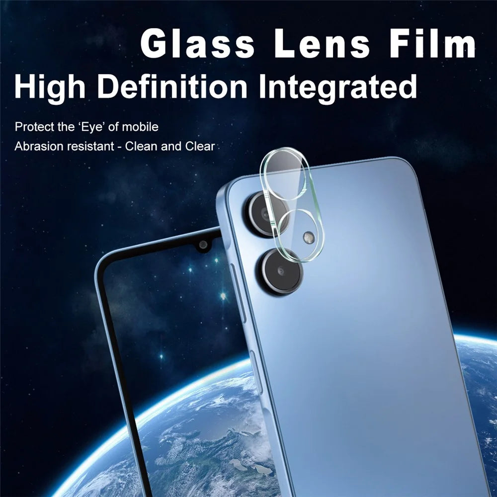 IMAK For Samsung Galaxy A25 5G (Global) (161.0mm) Tempered Glass Camera Lens Protector + Acrylic Lens Cap - 2